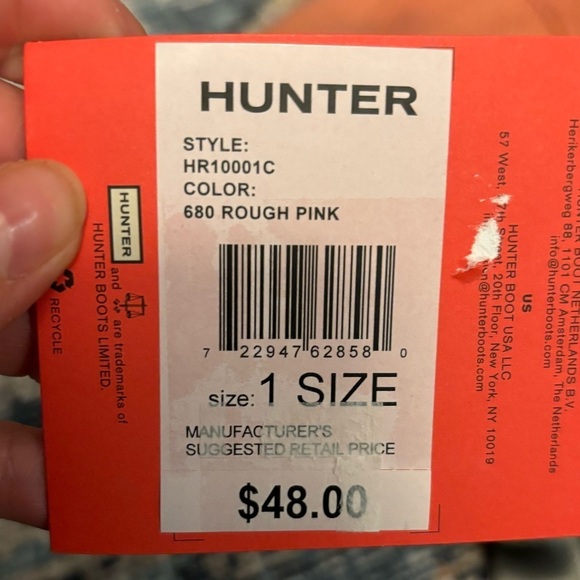 NEW Hunter | Coral Beanie Hat‎ Rough Pink - Picture 2 of 4